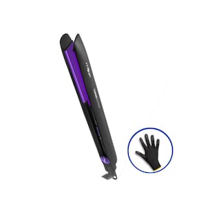 Chapinha Prancha Alisadora Mega Turbo Action Bivolt + Luva De Proteção