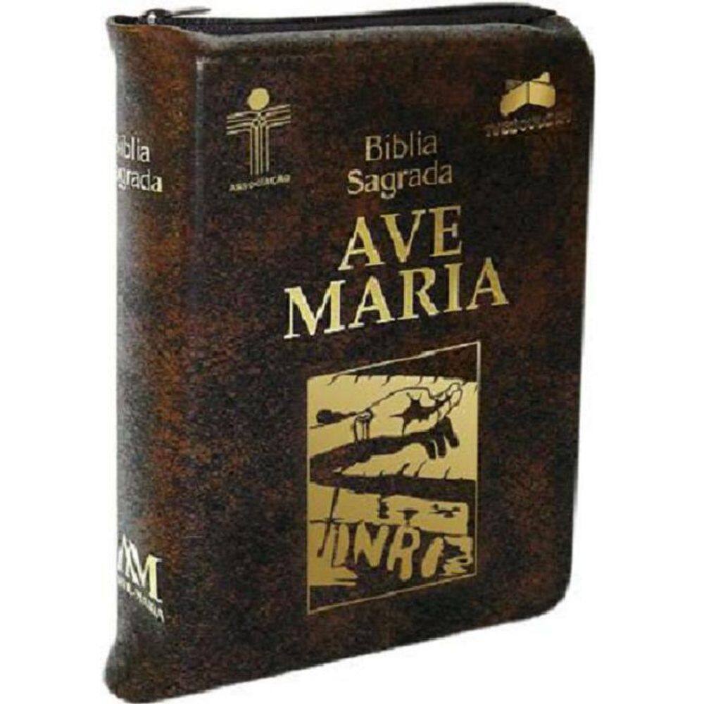 Biblia Sagrada Mãos Ensanguentadas De Jesus Com Ziper Media