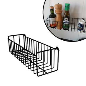 Cesto Fruteira de Parede 30x9cm Aramado para Cozinha Banheiro Lavanderia Organização Multiuso N1