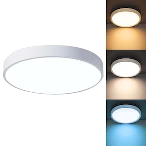 Luminaria Plafon Sobrepor Moderno Led 3 Tons Sala Quarto Residencial Decoração Iluminação Teto Escritorio Empresa
