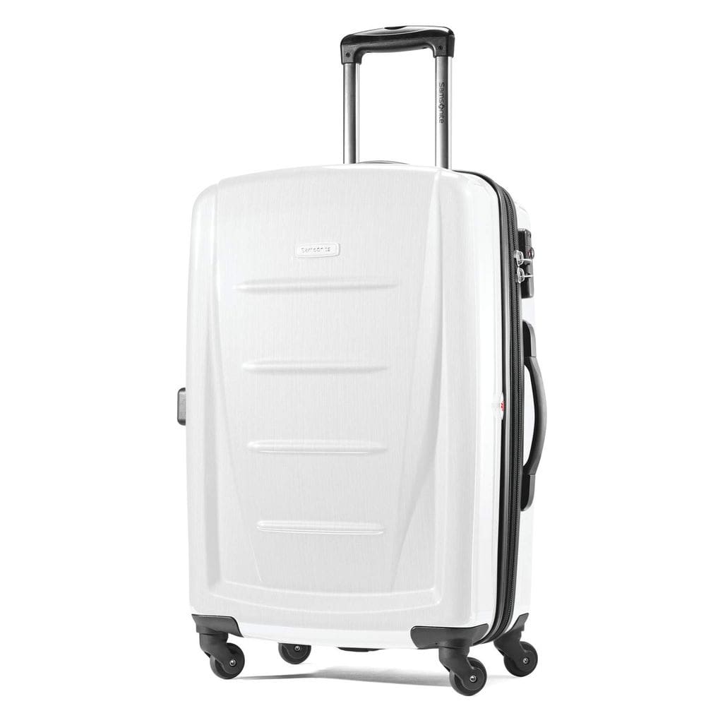 Bagagem Samsonite Winfield 2 Hardside 28 polegadas branca escovada
