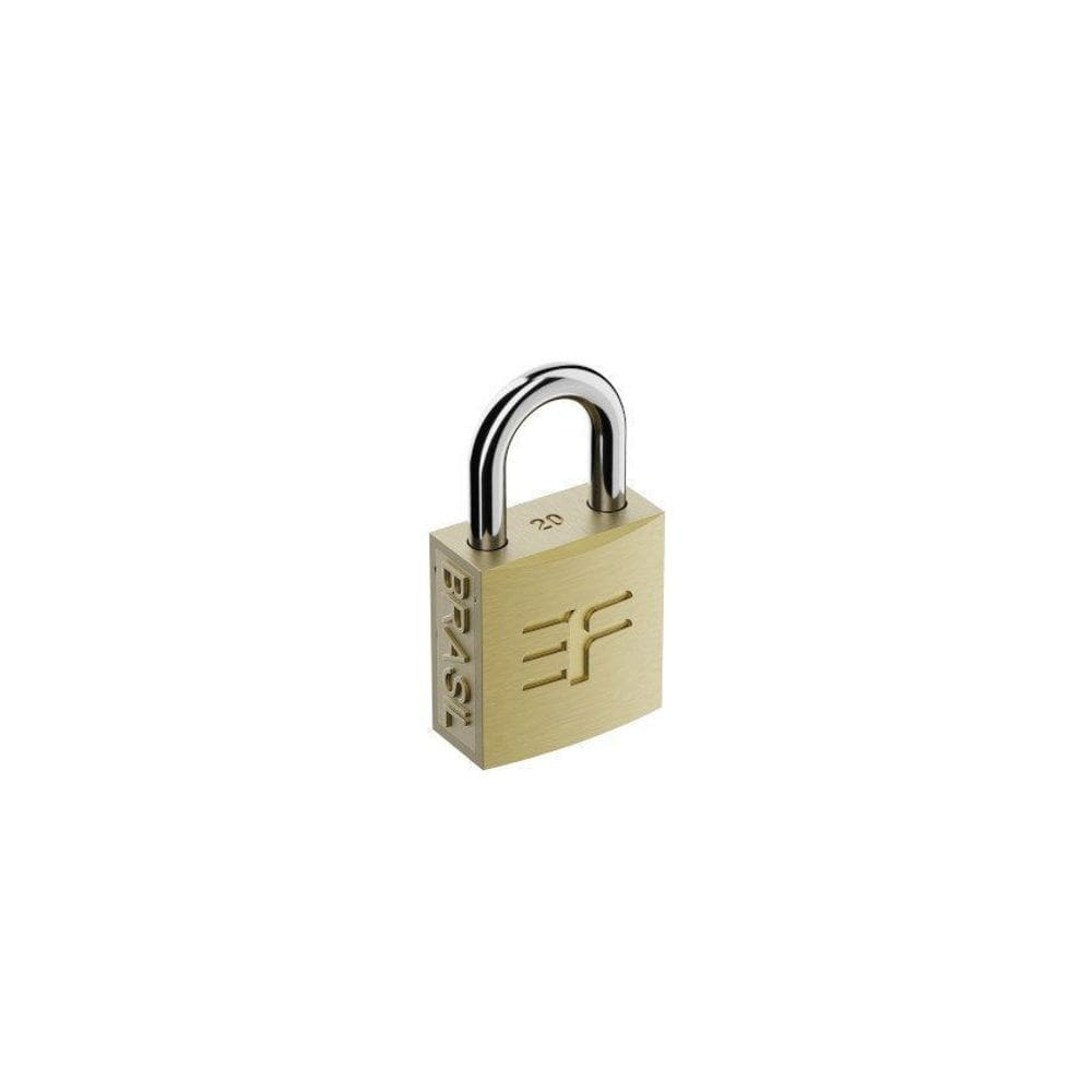 Cadeado Latonado 20mm 3F CAD20LT