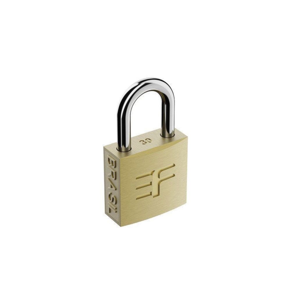 Cadeado Latonado 30mm 3F CAD30LT