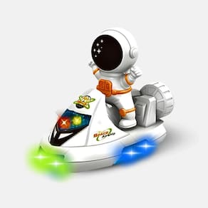 Lancha Espacial Brinquedo Com Luz E Som