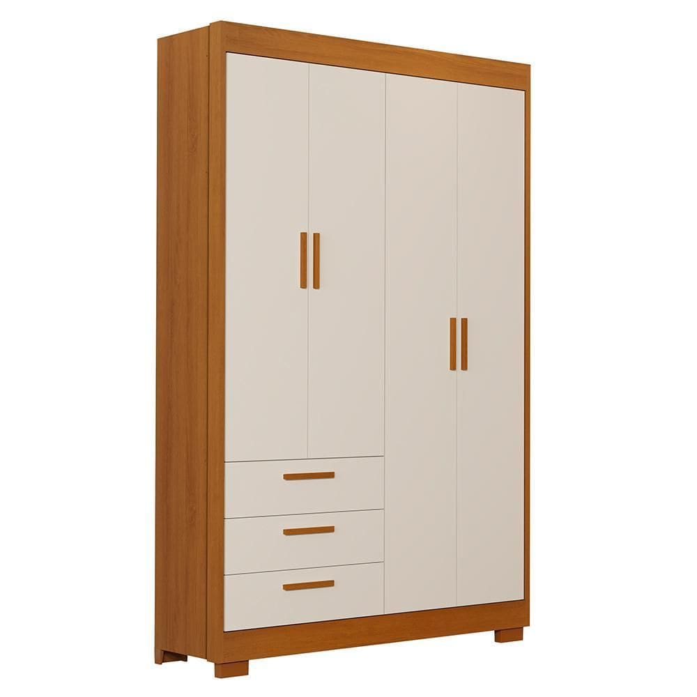 Guarda Roupa Infantil Zaki 4 Portas e 3 Gavetas - Reller Móveis