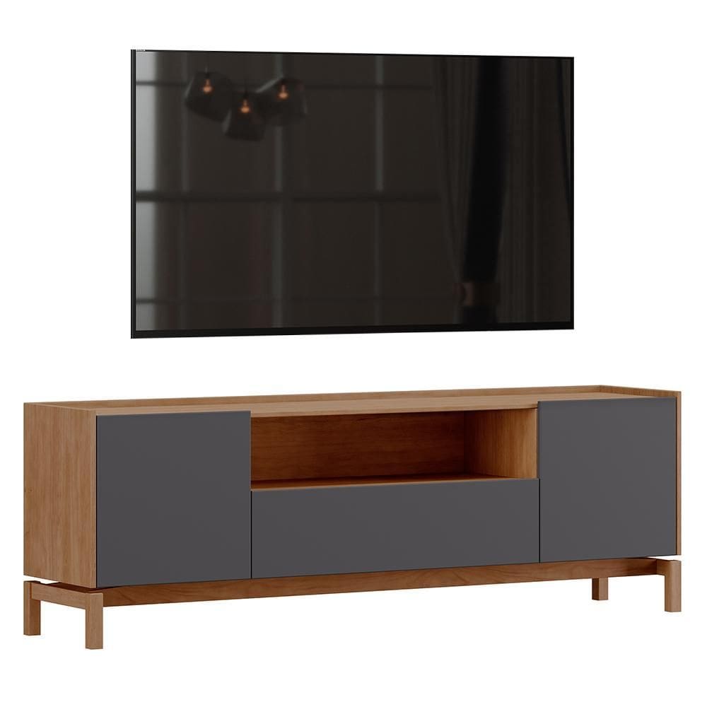 Rack Bancada Barcelona 180cm 2 Portas e 1 Gaveta - Finestra Móveis