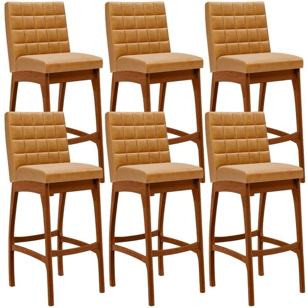 Kit 06 Banquetas Altas Mila Whisky