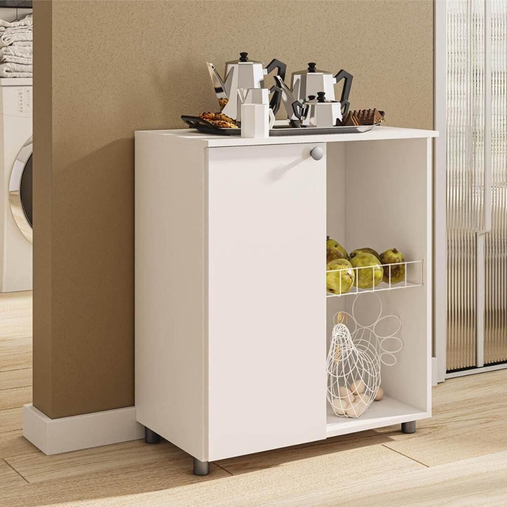Balcão Para Micro-ondas Com Fruteira E 1 Porta Multimóveis