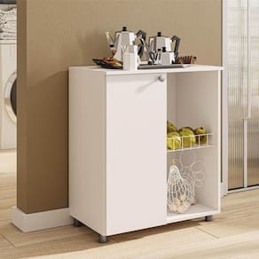 Balcão Para Micro-ondas Com Fruteira E 1 Porta Multimóveis