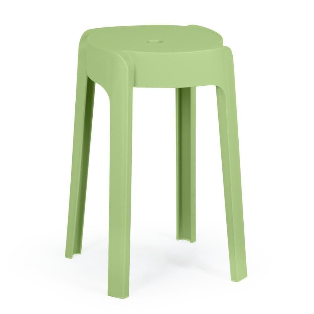 Banqueta Baixa Empilhável Nordica - Verde