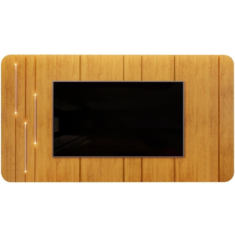 Painel Para Tv 75 Pol Com Led Orgânico Dion D05 Cedro