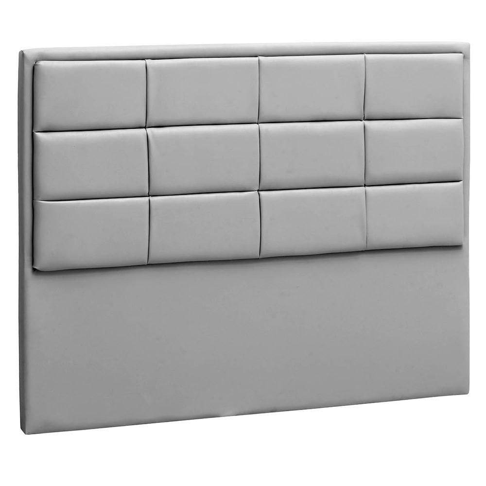 Cabeceira Solteiro Tallin P04 90 Cm Suede Cinza Tca 940