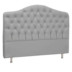 Cabeceira Queen Florence P04 160 Cm Suede Cinza Tca 940