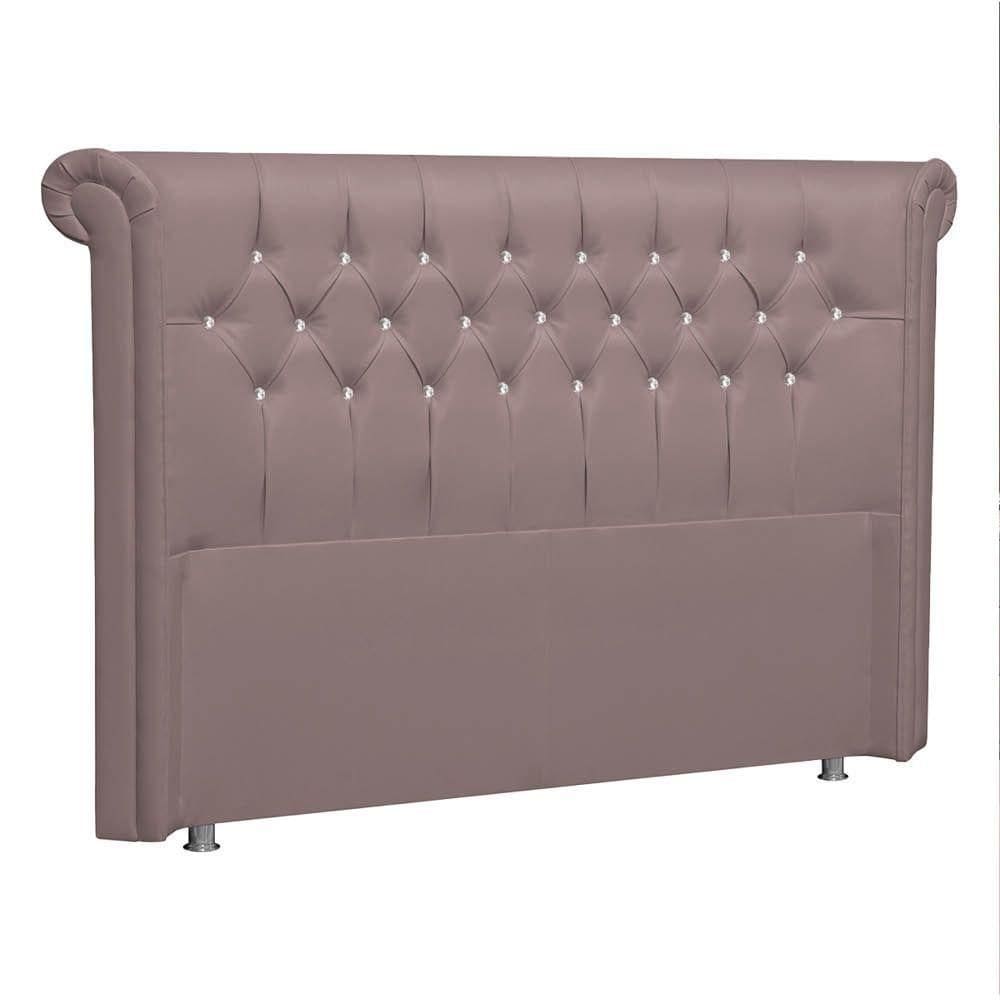 Cabeceira Queen Brescia P04 160 Cm Suede Rosê Tca 949