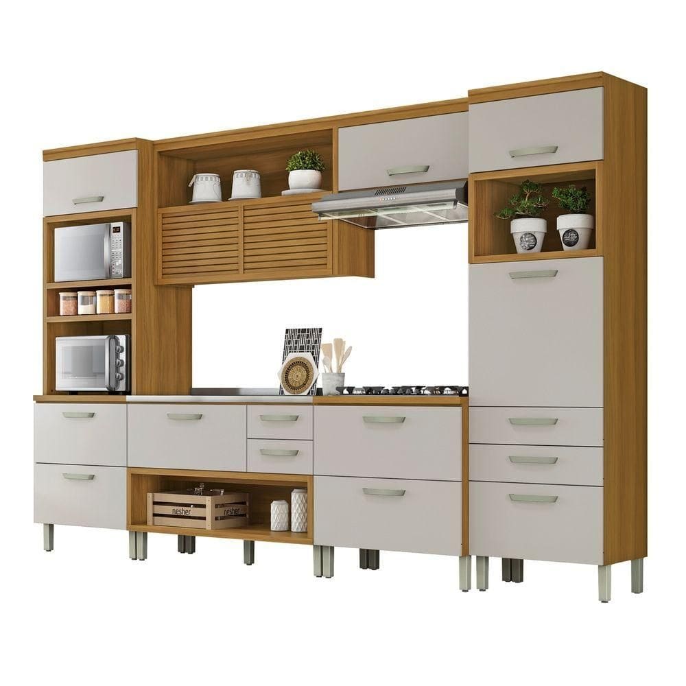 Cozinha 5 Peças Princesa Nesher Freijó-off White