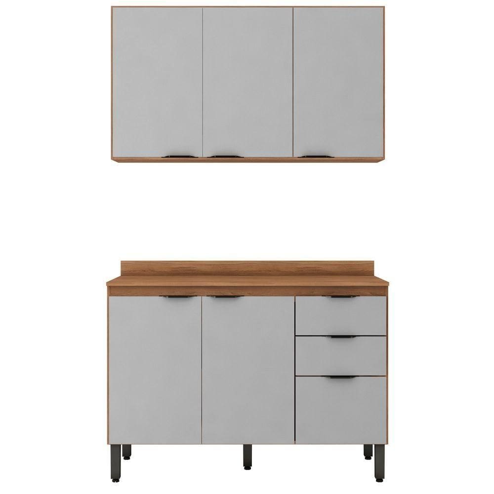 Cozinha Modular 2 Peças Firenze Composição Fi0009 Amendola Touch/nude Tx - Demóbile