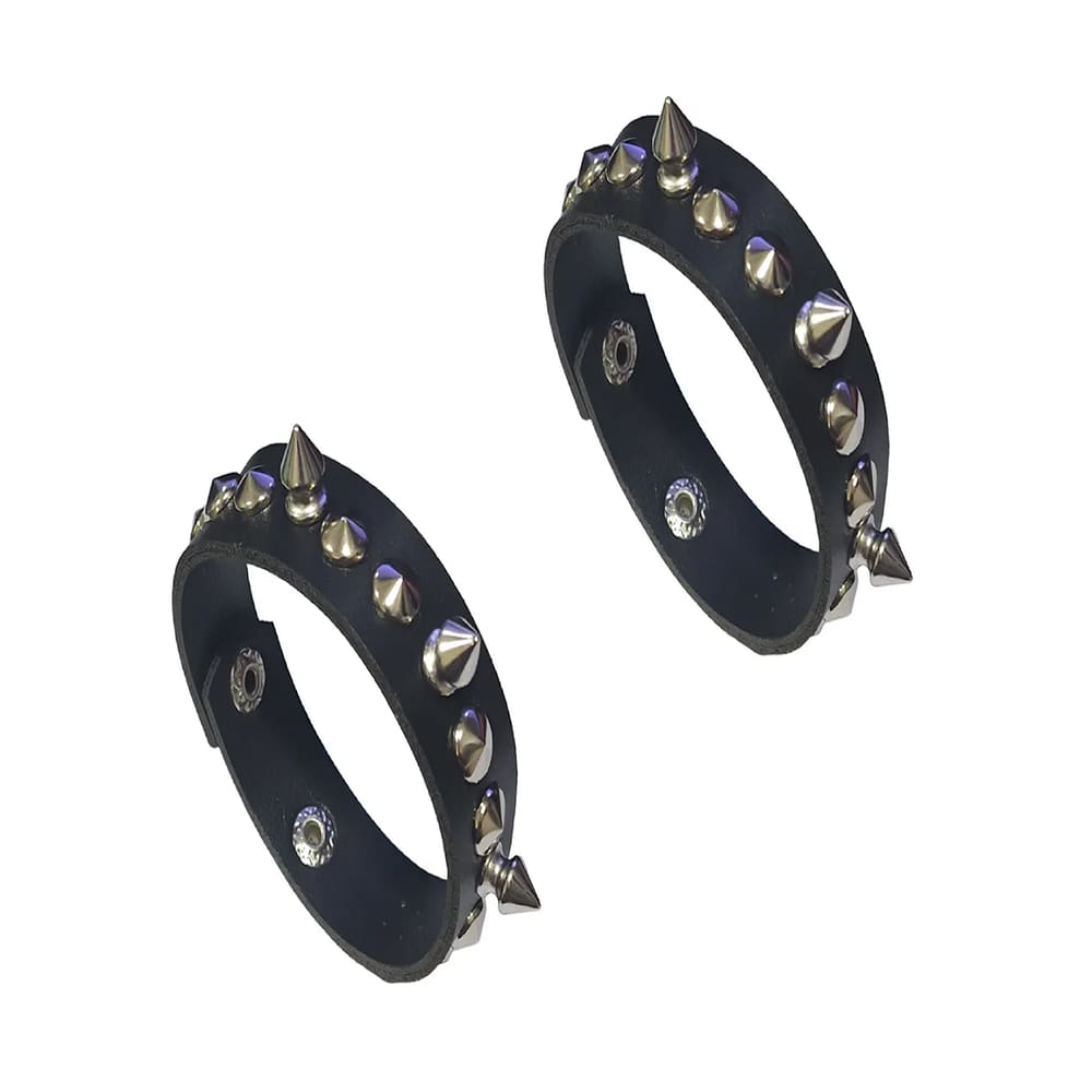 Kit C/ 2 Braceletes Pulseira Punk Rock Gótico K-pop - 1 Par