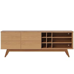 Rack Para Sala De Estar Tv 70 Pol 180cm Makai C04 Freijó - Lyam Decor