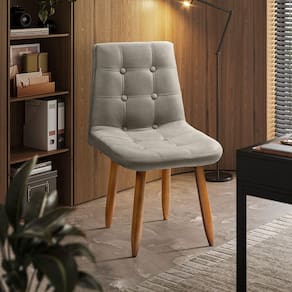 Cadeira Poltrona Jade Sala Estar Penteadeira Veludo Marfim