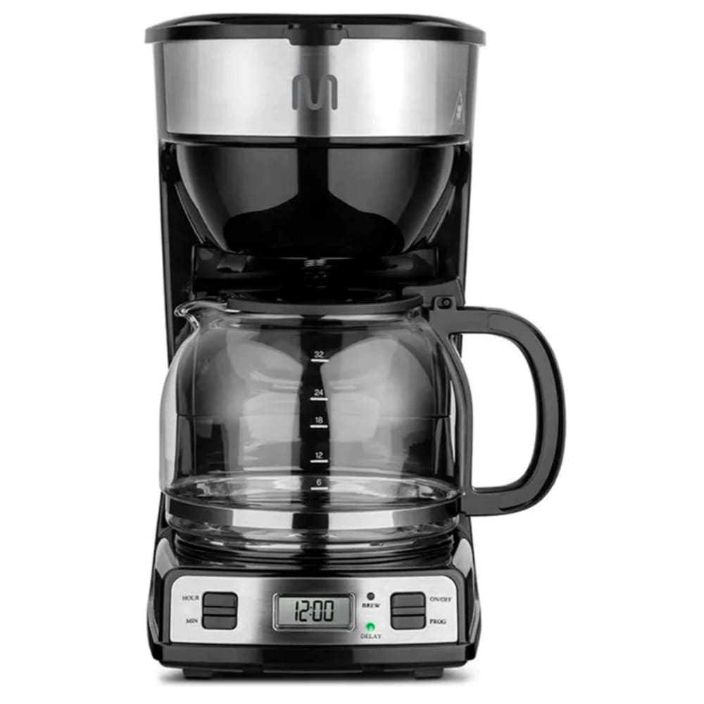 Cafeteira Digital Programavel com Timer 900W Multi Faz 32 Xícaras Preta 127V