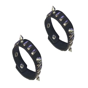 Kit C/ 2 Braceletes Pulseira Punk Rock Gótico K-pop - 1 Par