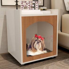 Mesa De Cabeceira Pet Martinez Off White Freijo