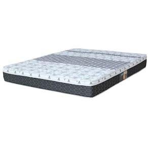 Colchão Casal Mola Class Bonnel New Euro 128X188X25Cm Branco Cinza Castor