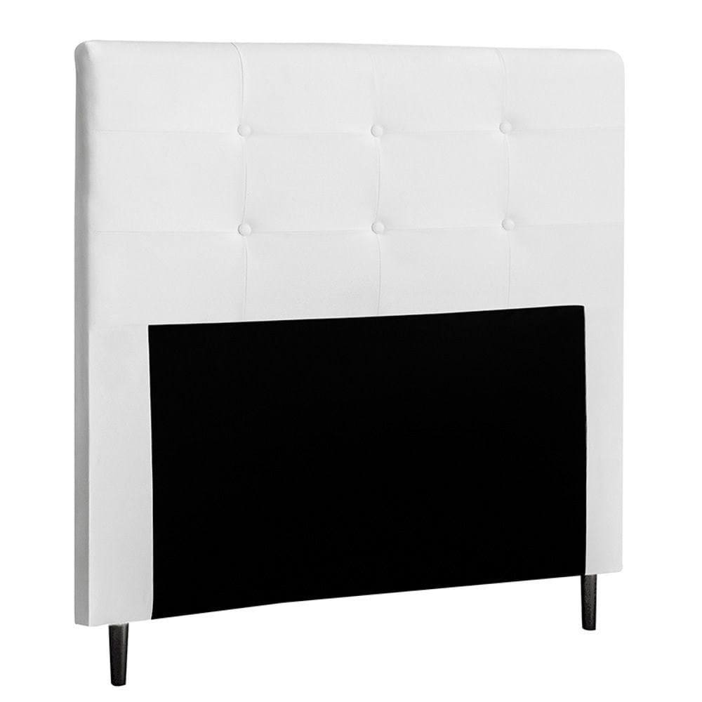 Cabeceira Cama Box Casal Luna 140cm Corano Branco