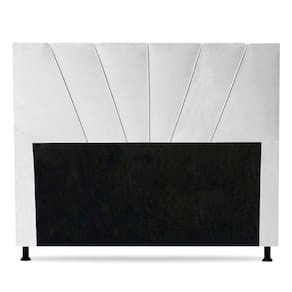 Cabeceira Cama Box Casal Queen Size Dallas 160Cm Branco