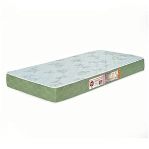 Colchão Solteiro Sleep Max Espuma D33 96x203x25cm Branco/verde - Castor