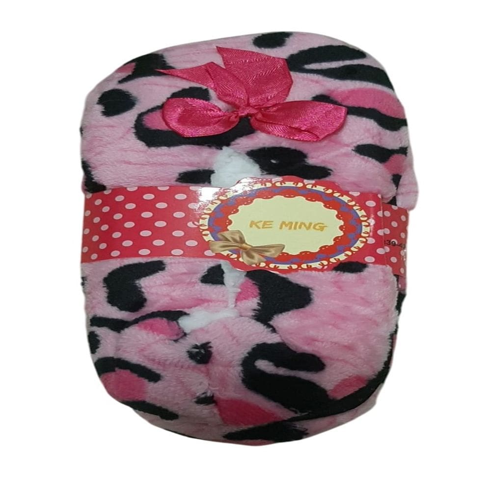 Pantufa Sapatilha Inverno Forrada Lã Antiderrapante Onça