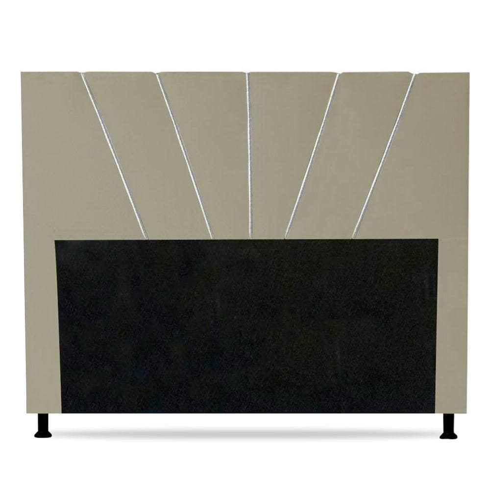 Cabeceira Cama Box Casal Dallas 140cm Corano Bege