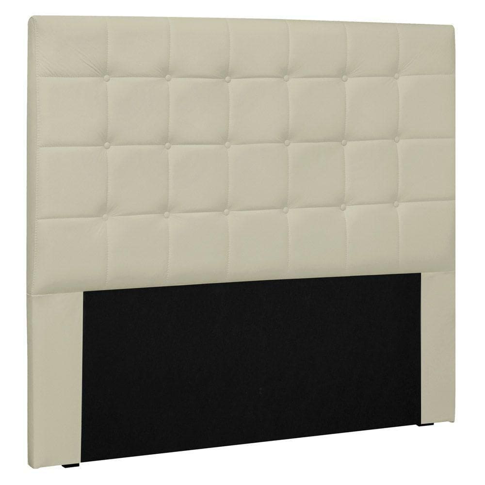 Cabeceira Estofada Cama Box Casal 140cm Corano Bege