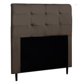 Cabeceira Cama Box Casal Luna 140cm Suede Marrom