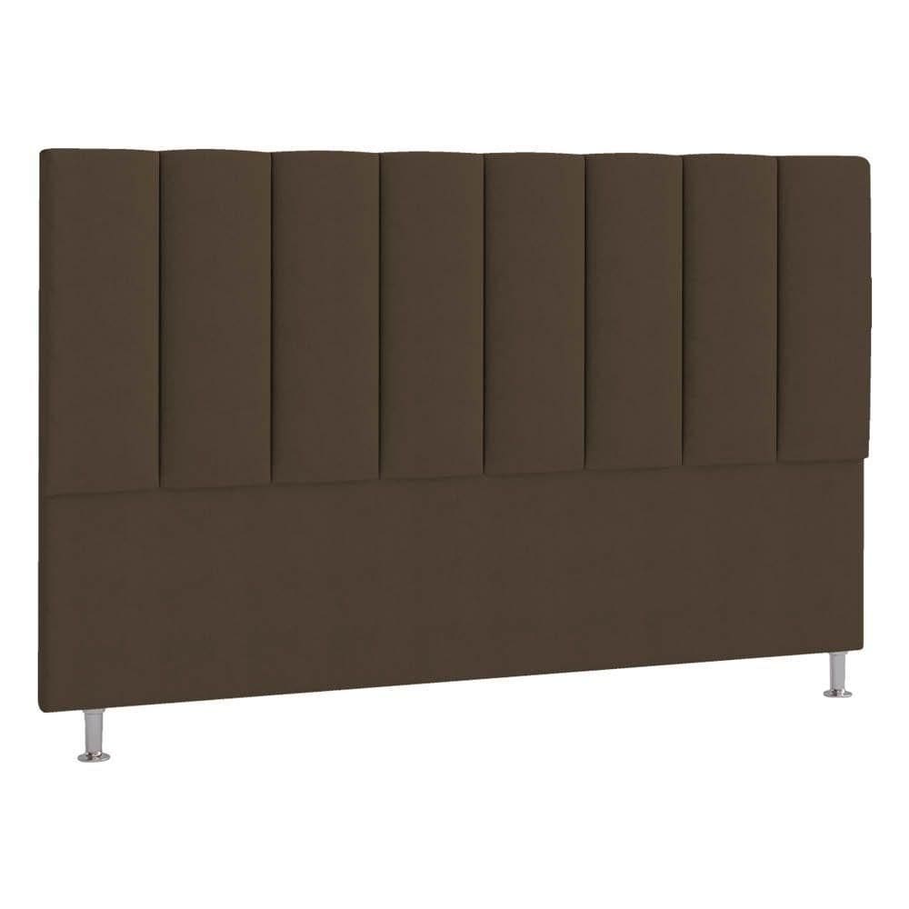 Cabeceira Solteiro Hannover P04 90 Cm Suede Marrom