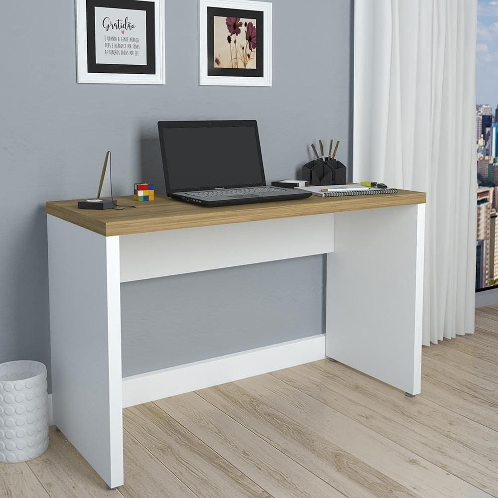 Mesa De Escritório Crawley Olmo Branco