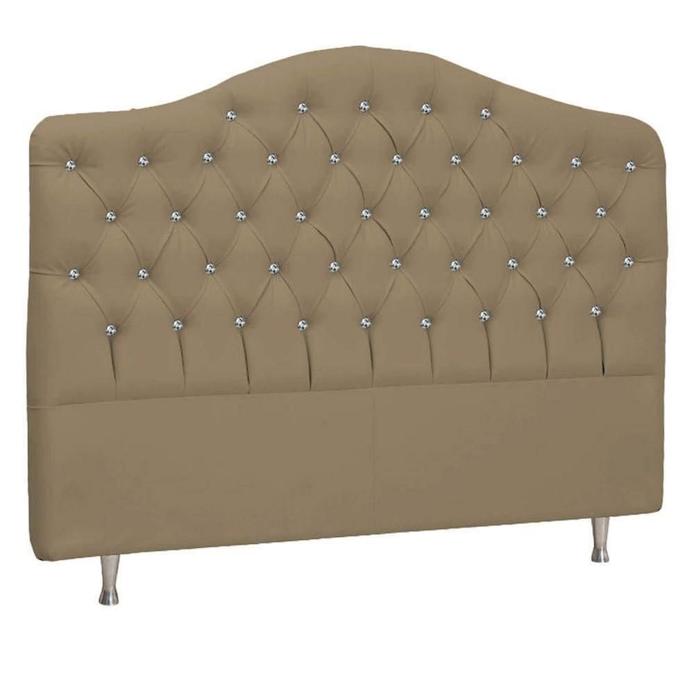 Cabeceira Solteiro Florence P04 100 Cm Suede Bege