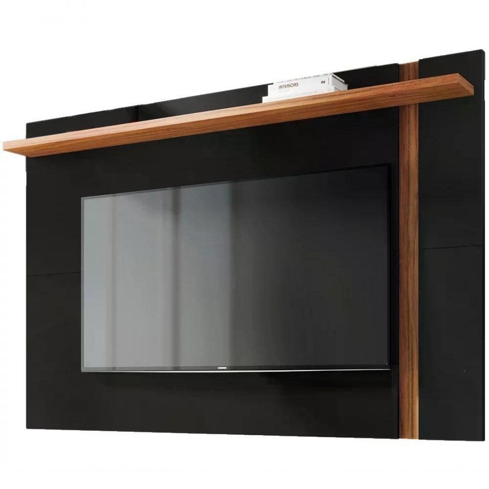 Painel Extensivel Tv 70" Leme Preto Noce Milano Clb Preto No