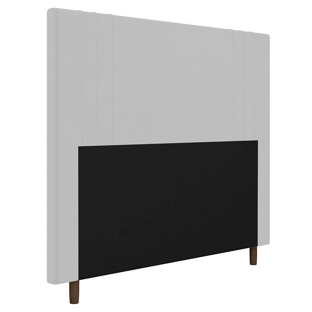 Cabeceira Cama Box Solteiro Ferrara 90Cm Branco
