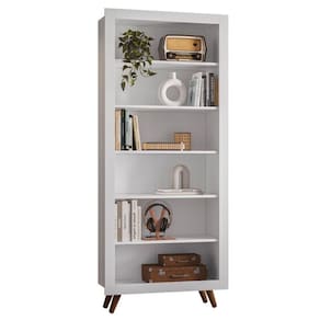 Livreiro Com 6 Prateleiras Dijon Branco Branco