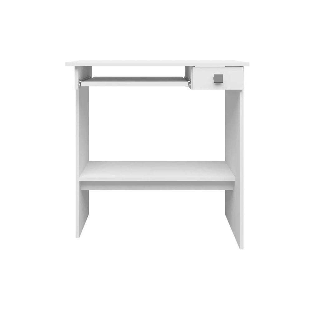 Escrivaninha Mesa Para Computador 1 Gaveta Ajl Branco