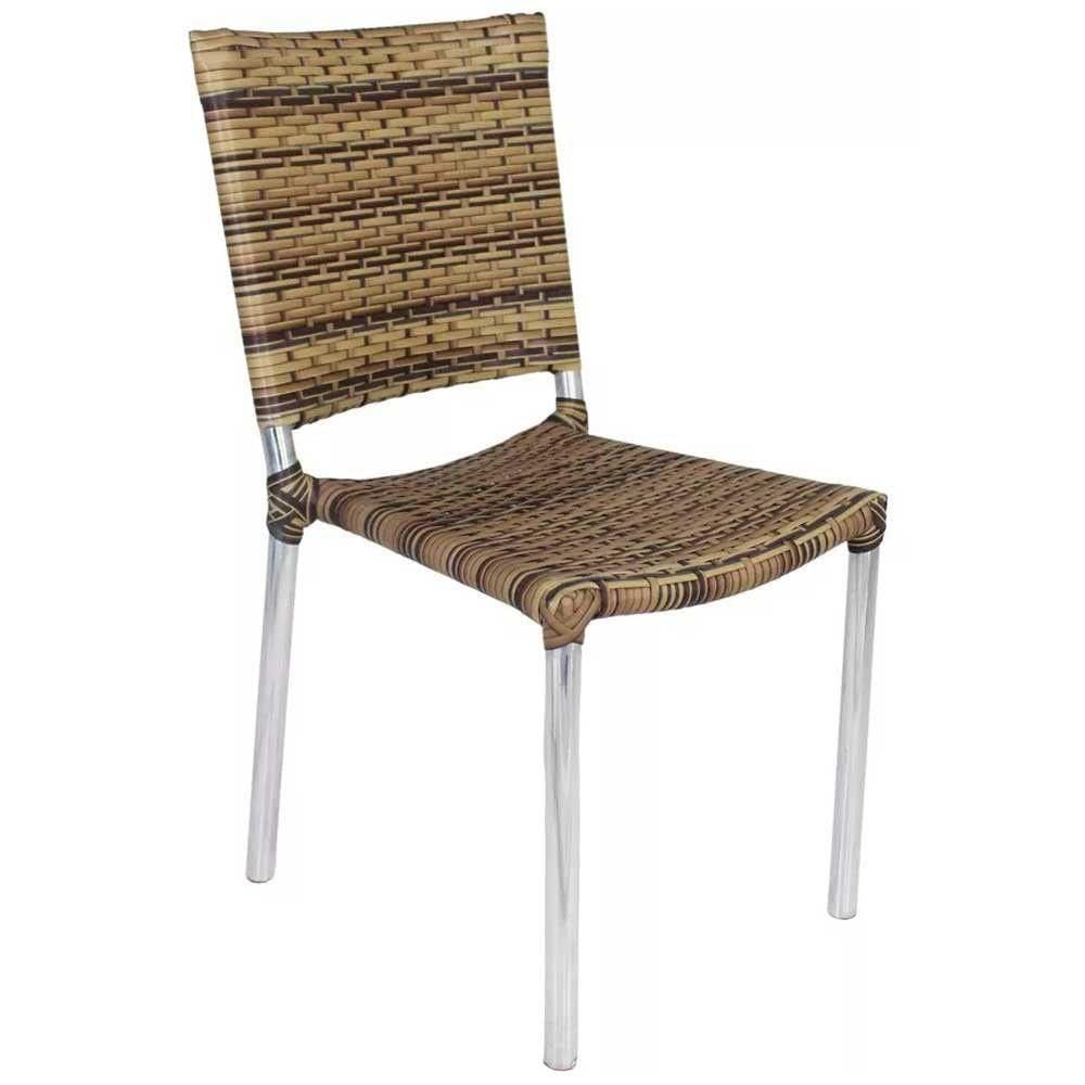 Cadeira Barcelona Em Alumínio Para Cozinha Sepia