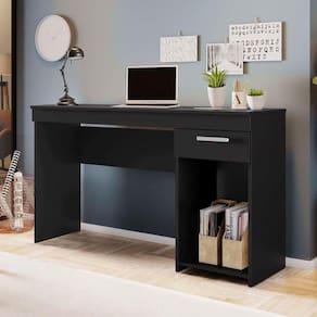 Mesa Office Escrivaninha Com 1 Gaveta Nt2070 Notável Preto Tx