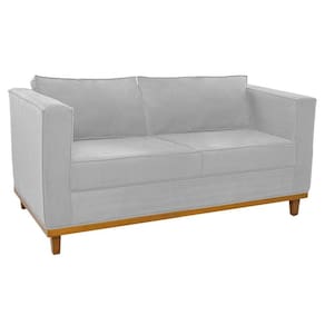 Sofá 2 Lugares Europa Corano Branco