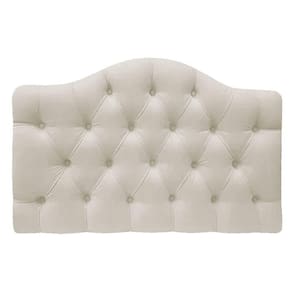 Cabeceira Suspensa Imperatriz 140 Cm Casal Suede Bege
