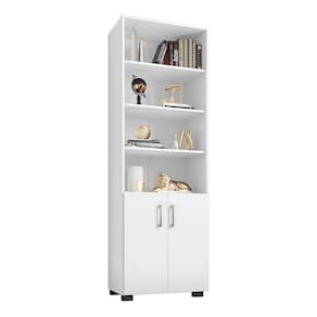 Livreiro Office Brian 02 Portas Pequenas L01 Branco Tx