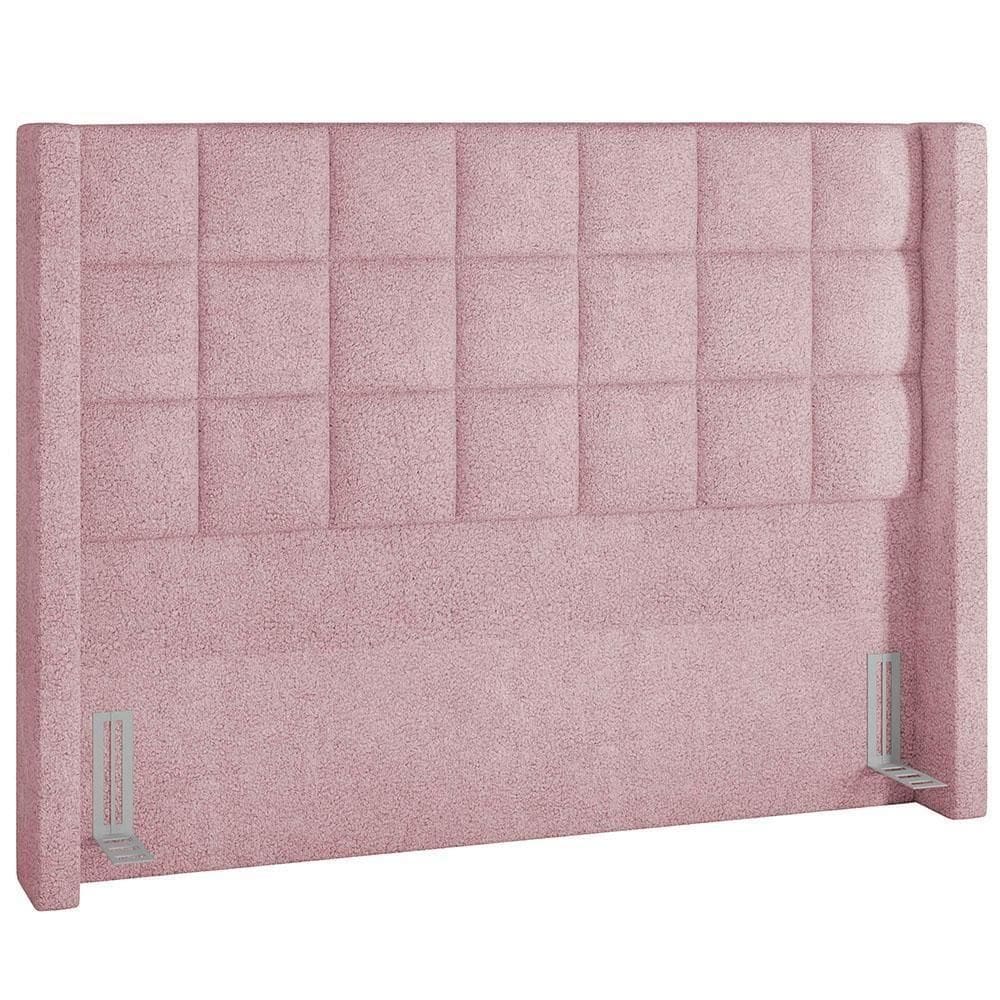 Cabeceira Cama Box Casal 140cm P05 Paris Bouclê Rosê