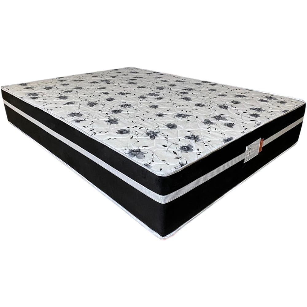 Colchão Ortopedic Casal 30x188x138cm D33 Bio Flex Cor Branco com Preto