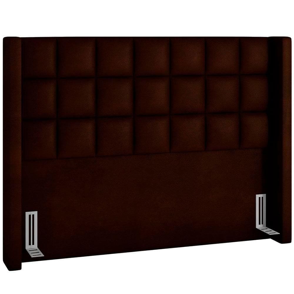Cabeceira Cama Box Casal 160cm Paris Couríssimo Marrom