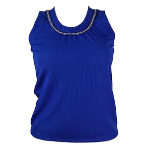 Blusa Feminina Raio de Luz Regata Strass